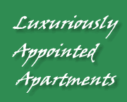 Luxuriously appointed apartments